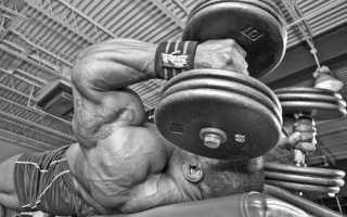 Отличное упражнение для построения разрывающих рукава трицепсов