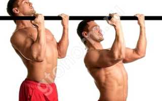 Программа подтягиваний для набора массы на турнике — все для роста мышц