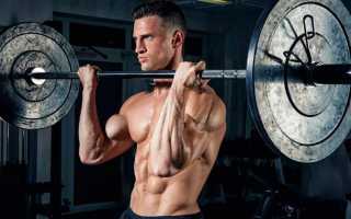 Подъем штанги на бицепс обратным хватом