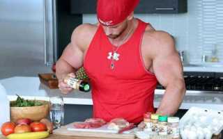 Питание для набора мышечной массы — меню на выбор для девушек и мужчин